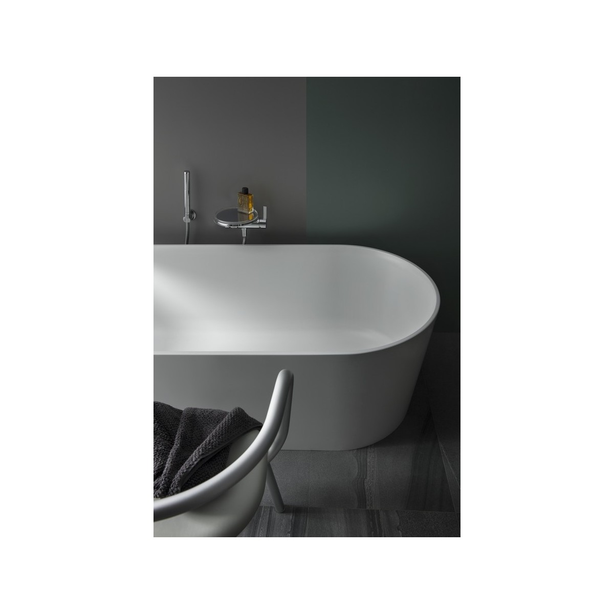 Baignoire solid surface 160X75 Blanche - LAUFEN H2302820000001 