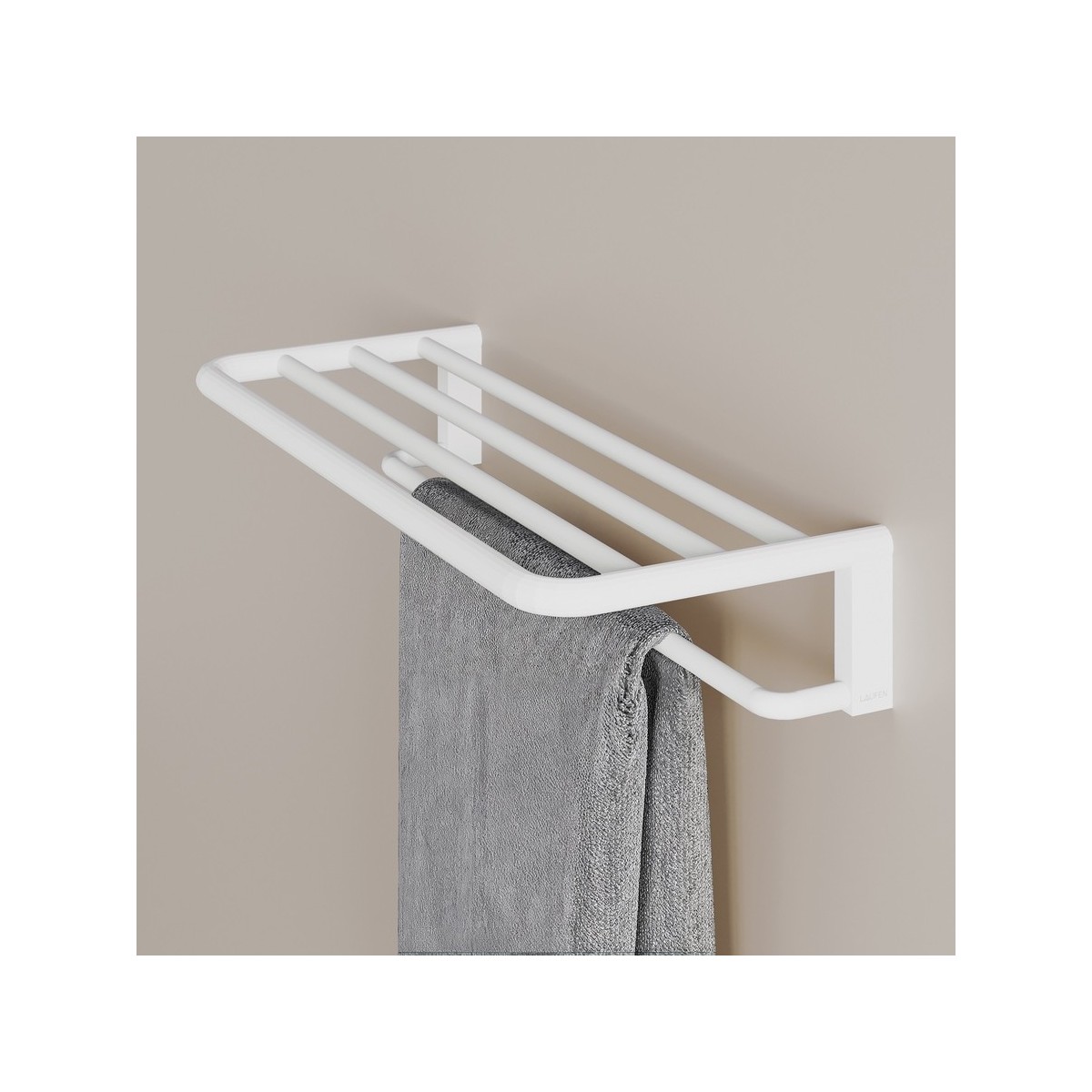 Nixie porte-serviette de réserve 60 cm chromé 600x250x110 mm - LAUFEN H3811520040011 