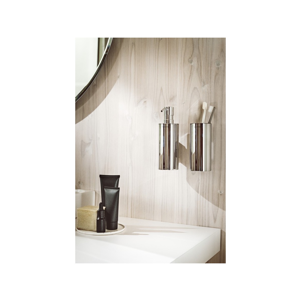 Niara porte-brosse à dents mural titane noir mat 62x83x134 mm - LAUFEN H3820611630001 
