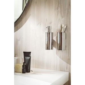 Niara porte-brosse à dents mural or pâle mat 62x83x134 mm - LAUFEN H3820611650001 