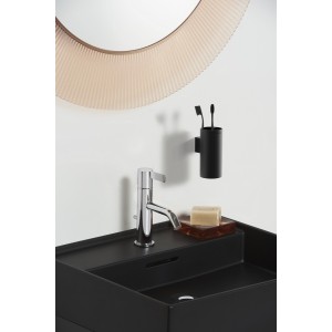 Nixie porte-brosse à dents mural noir mat 62x87x134 mm - LAUFEN H3821514500001 