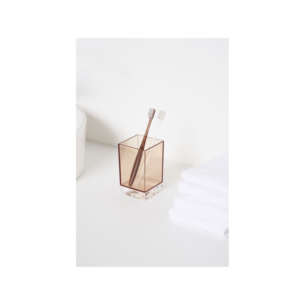 Kartell laufen gobelets 'boxy' matière plastique 70x70x120mm rose poudré - LAUFEN H3823300930001 