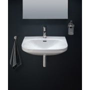 Cana porte-savon liquide à coller en verre et chromé chromé 76x136x165 mm - LAUFEN H3831320040001 