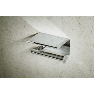 Niara porte-papier toilette avec couvercle or pâle mat 159x112x88 mm - LAUFEN H3840621650031 