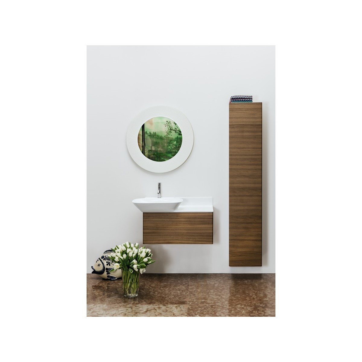 Kartell by laufen miroir avec retroeclairage led vert - LAUFEN H3863330920001 