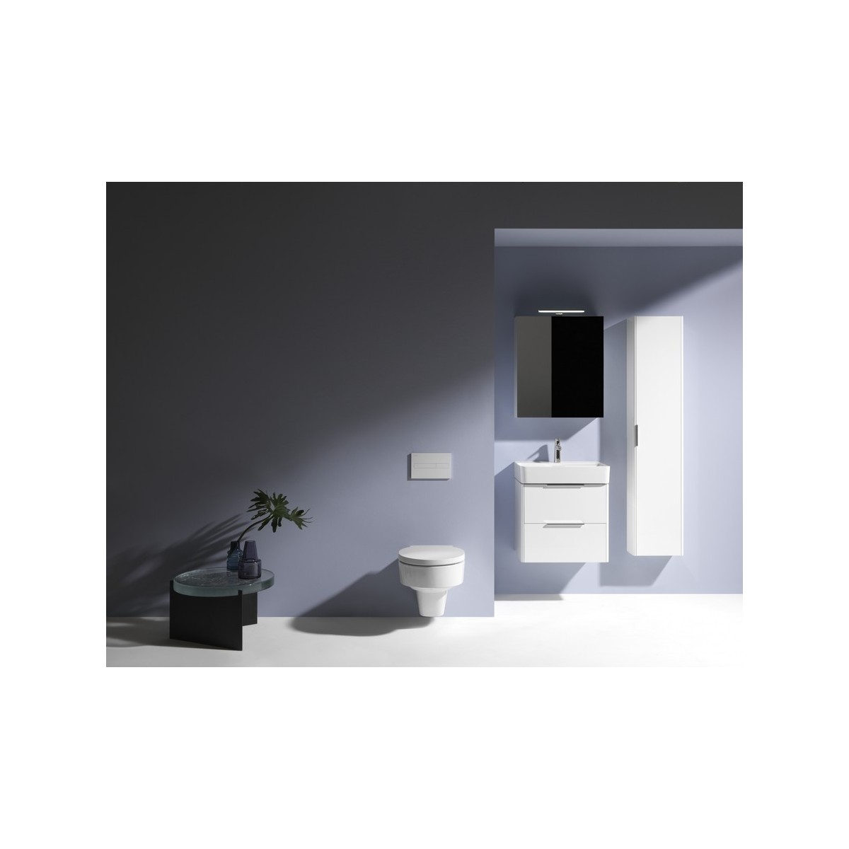 Armoire haute avec porte base 165 orme cl - LAUFEN H4026411102621 