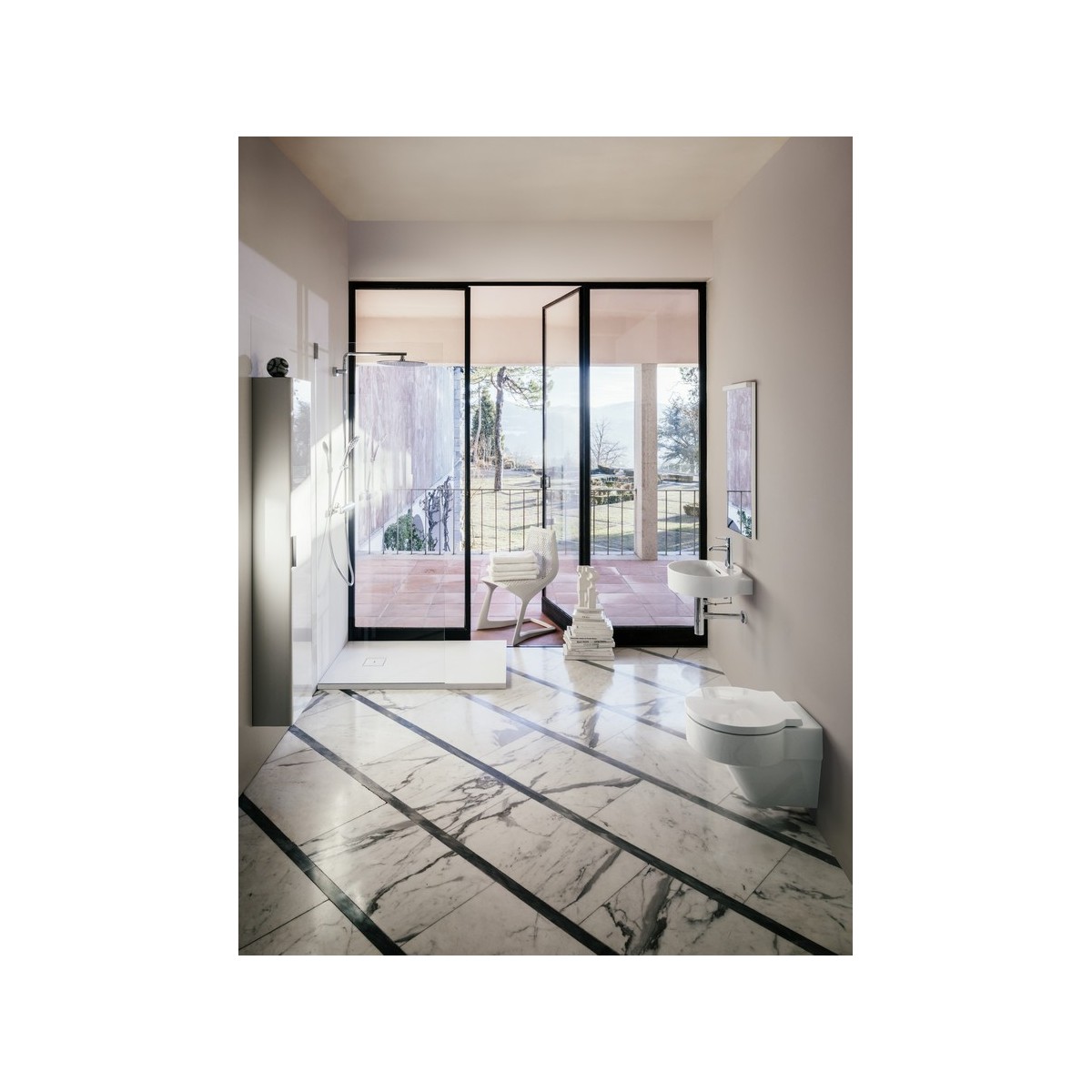 Armoire haute avec porte base 165 orme fo - LAUFEN H4026721102631 