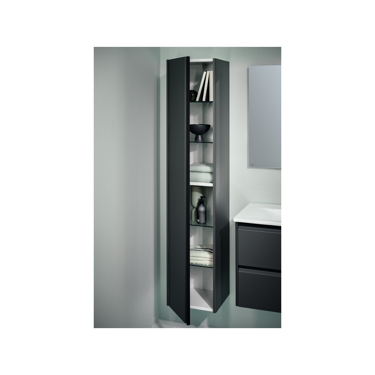 Tall cabinet w/do base 165 lelm - LAUFEN H4030331102621 