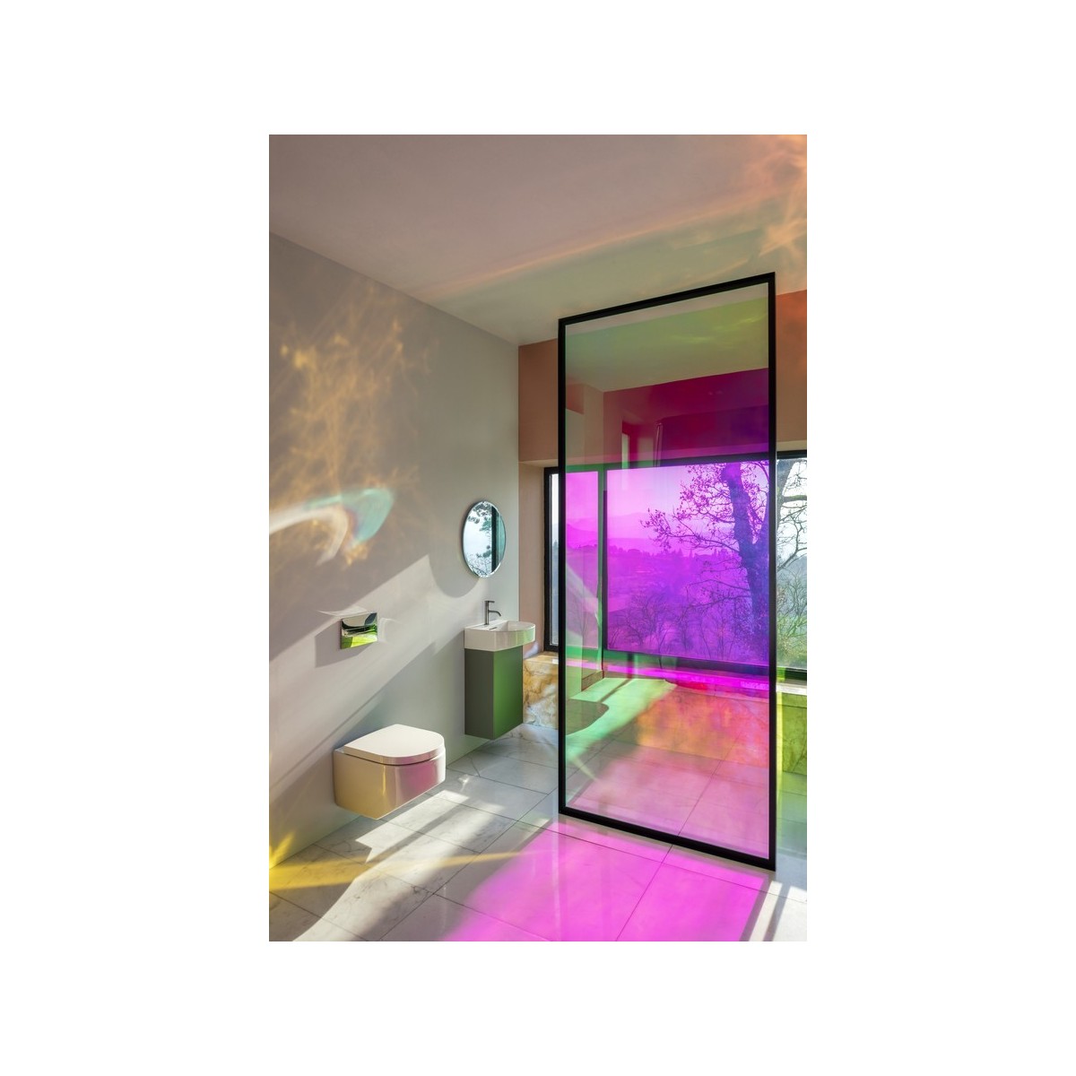 Meuble sous lavabo avec porte sonar 41 dore - LAUFEN H4054810340401 