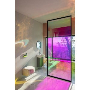 Meuble sous lavabo avec porte sonar 41 titane - LAUFEN H4054820340421 