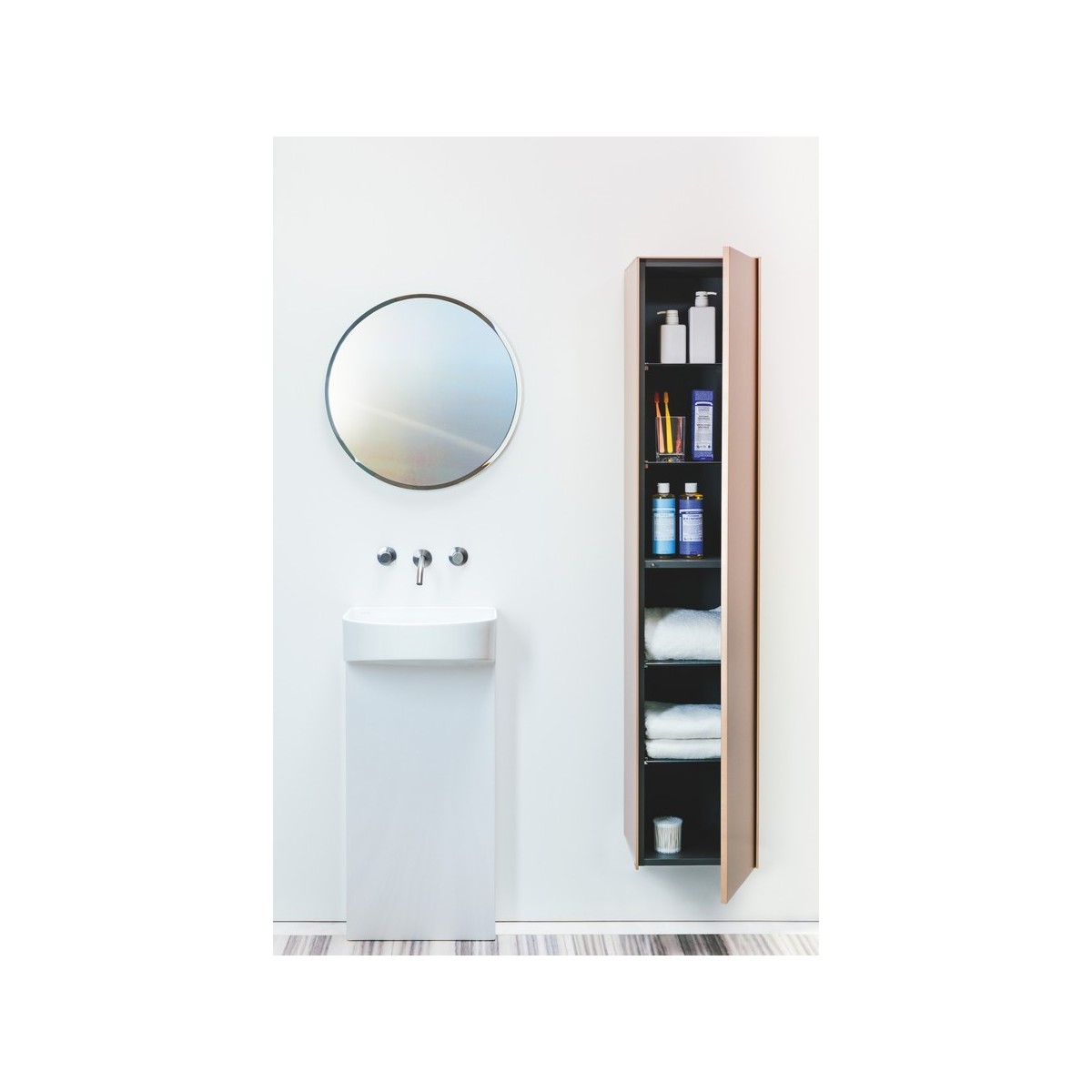 Sonar colonne 160 cuivre g blanc - LAUFEN H4054920341701 