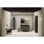 Meda armoire haute 1650 1 porte charnières à gauche chêne sauvage 355x335x1650mm - LAUFEN H4216510112671 