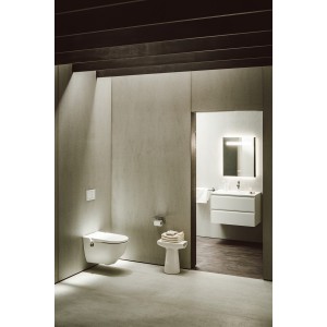Meda meuble 800 2t pour lavabo marbond 814117 gris traffic 770x440x505 - LAUFEN H4216820112661 