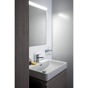 Frame 25 miroir avec cadre aluminium 550mm 550x25x825mm noir mat - LAUFEN H4474019004501 