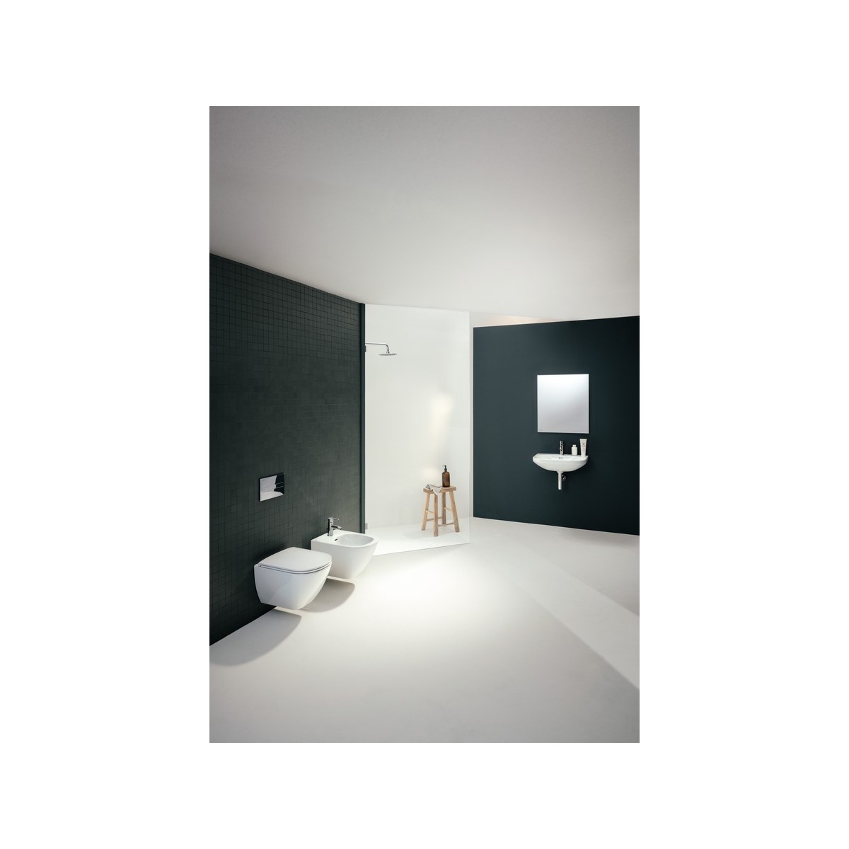 Frame 25 miroir avec cadre aluminium 600mm 600x25x700mm miroir - LAUFEN H4474029001441 