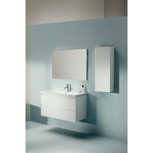 Frame 25 miroir avec cadre aluminium 1000mm 1000x25x700mm noir mat - LAUFEN H4474069004501 