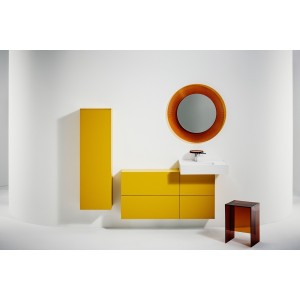 Kartell Vasque 60 Plage A Droite P3Tr Blanc - LAUFEN H8103340001581 