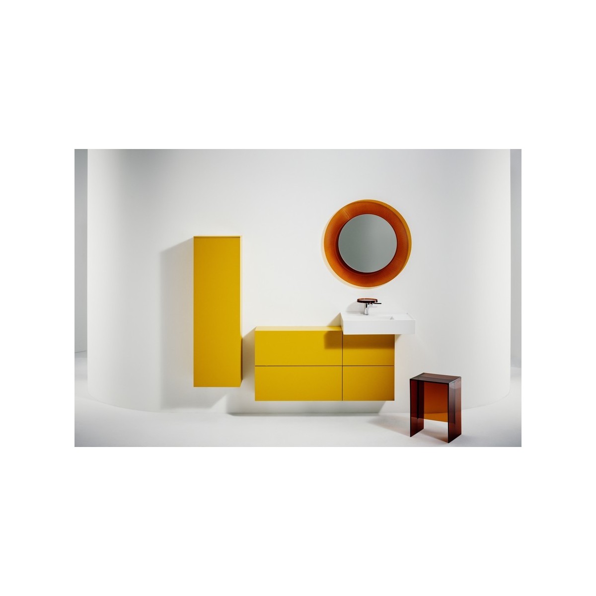 Lavabo asym. d kartell 60 nrbr - LAUFEN H8103340201121 