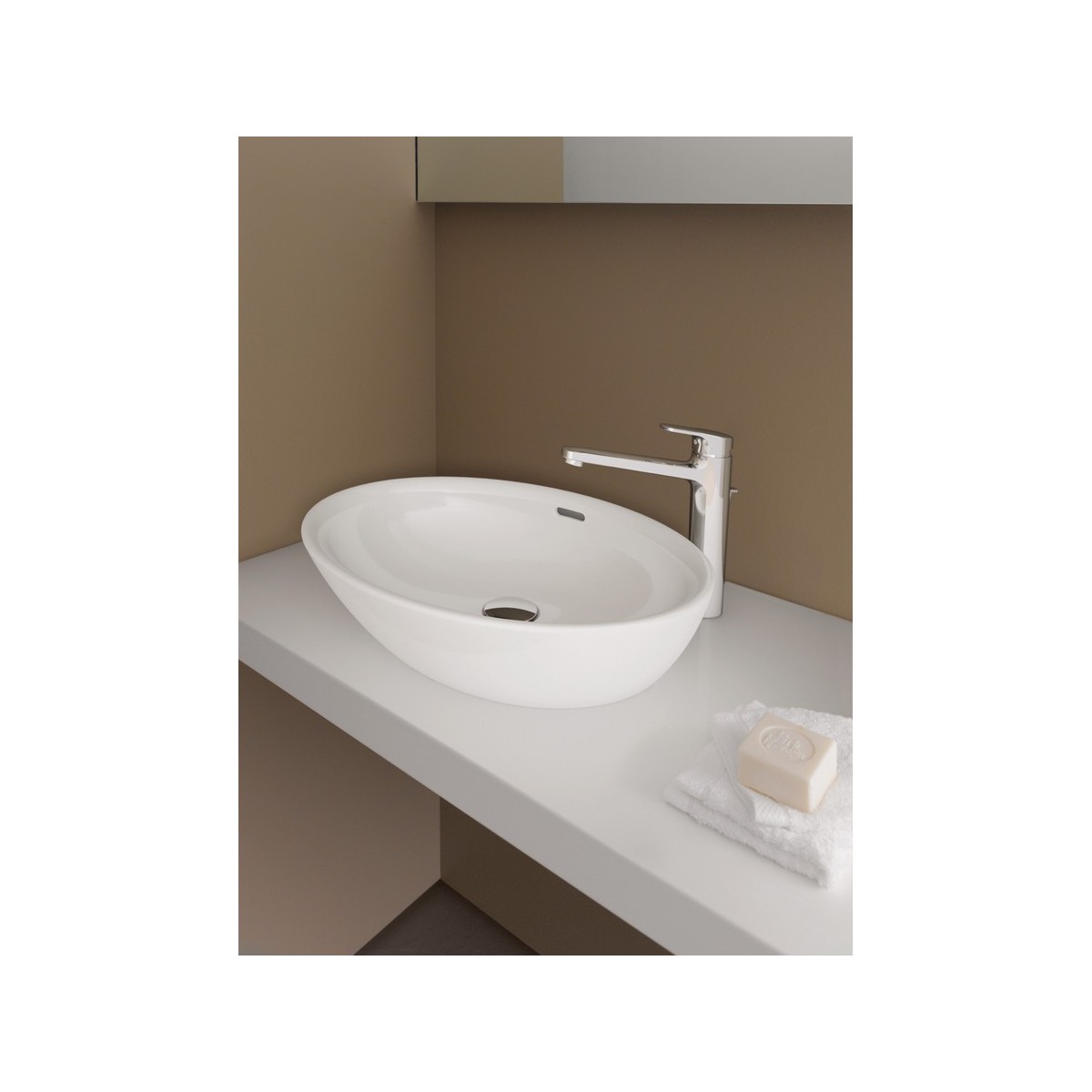 Laufen pro b vasque à poser non percé sans trop-plein 520x390x150 mm noir mat - LAUFEN H8129647161121 