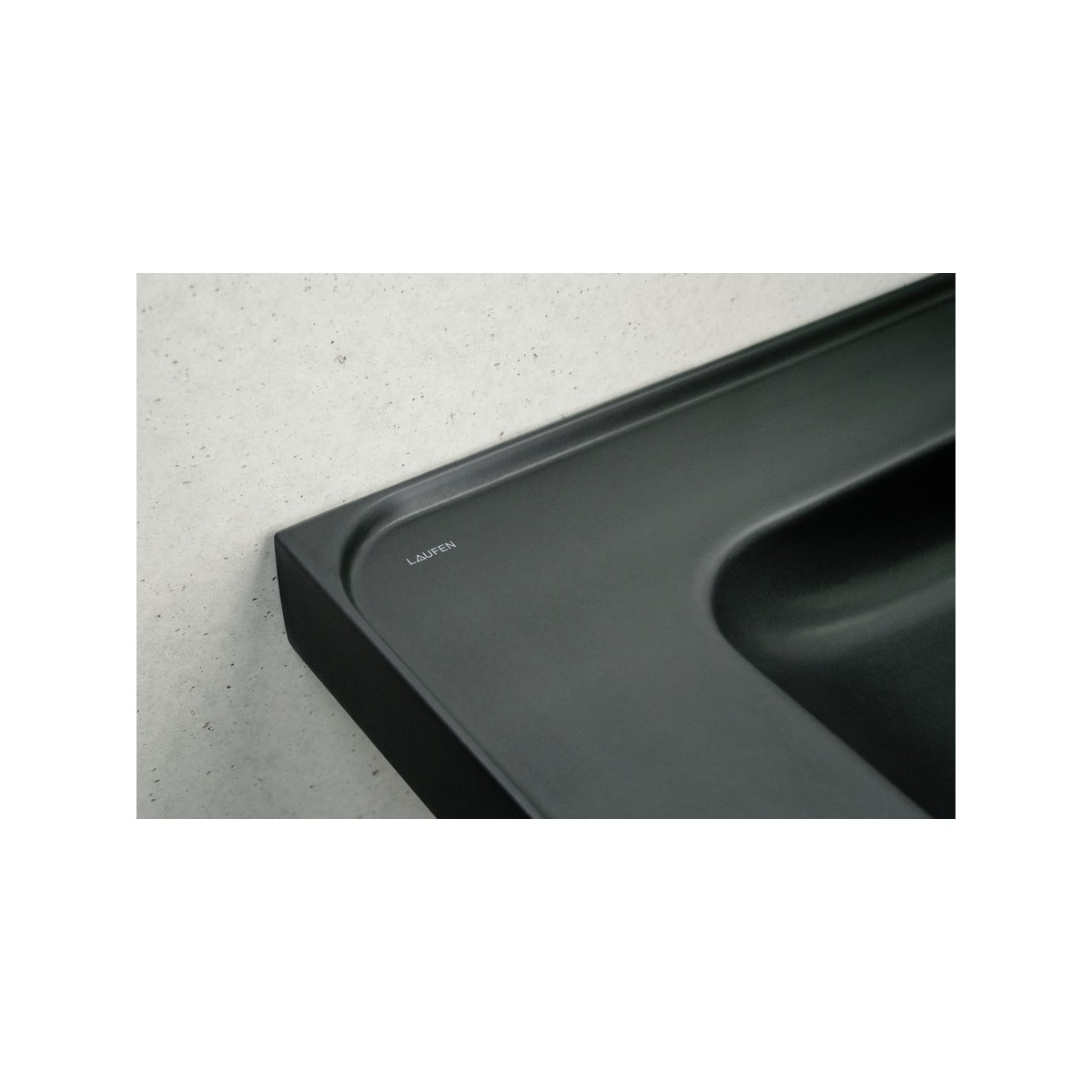 Meda lavabo mural ou à poser sur meuble blanc 1200x460x80 mm - LAUFEN H8141110001041 