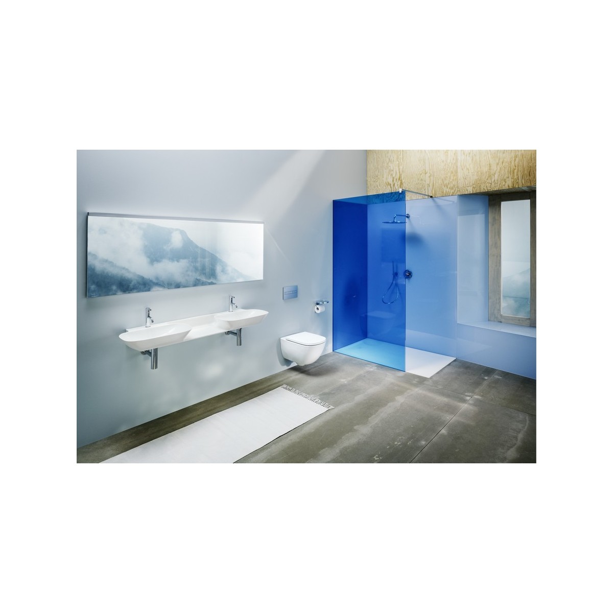 Lavabo double ino 142 grap - LAUFEN H8143047581121 