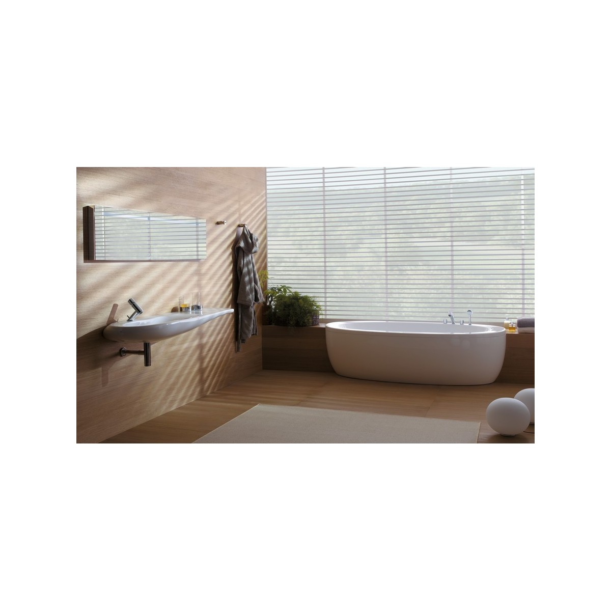 Lavabo meub. asym d alessi 120 nrmt - LAUFEN H8149737161091 