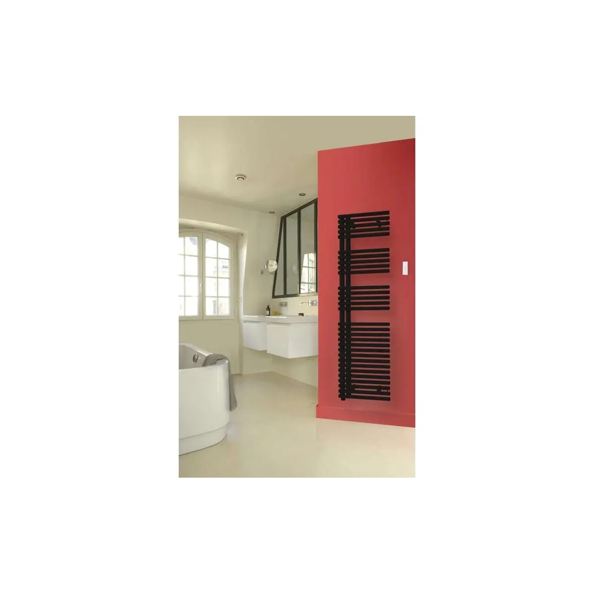 Sèche-serviette ACOVA CALA asymétrique gauche électrique IHD couleur