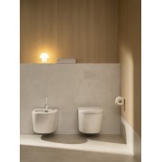 Meridian cuvette suspendue rimless vortex avec fixations cachées blanc brillant - ROCA A346747000 