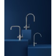 Aquafy mitigeur évier à bec tube à double sortie chromé - ROCA A5A8C3GC00 