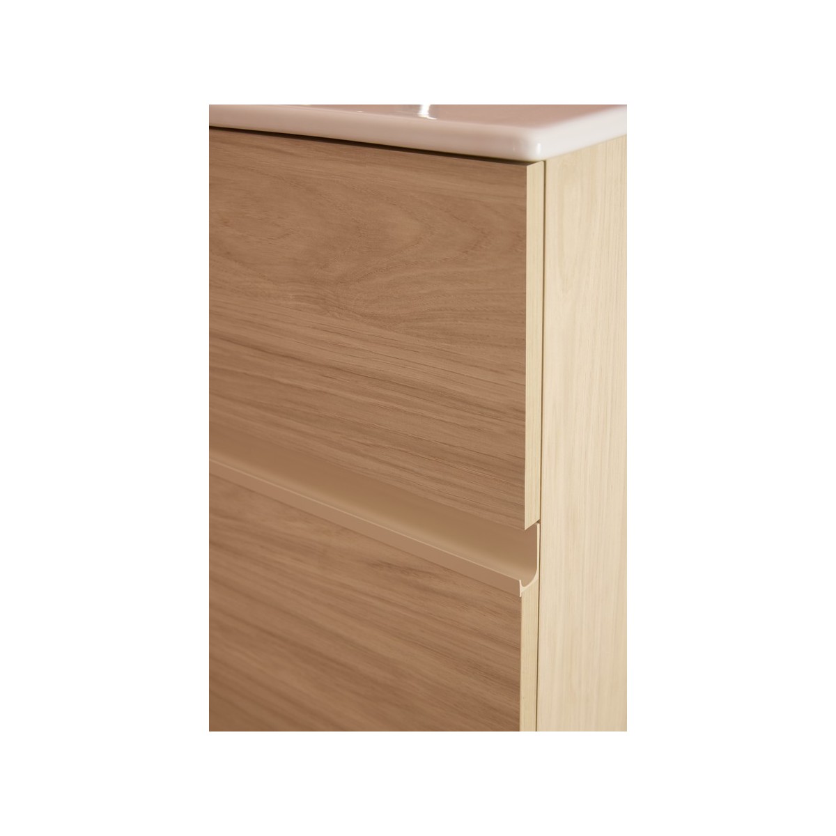 Victoria-n unik (meuble+lavabo) 3 tiroirs 1000 mm frêne clair - ROCA A852103541 