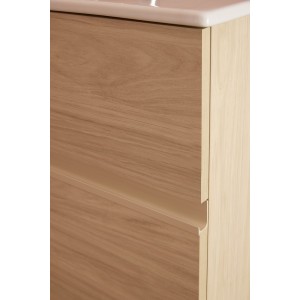 Victoria-n unik (meuble+lavabo) 3 tiroirs 1000 mm frêne clair - ROCA A852103541 