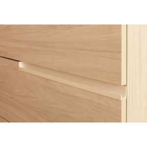 Victoria-n unik (meuble+lavabo) 3 tiroirs 1000 mm frêne clair - ROCA A852103541 