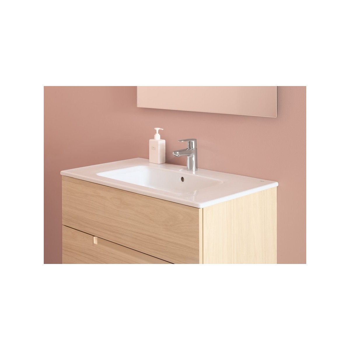 Victoria-n unik (meuble+lavabo) 3 tiroirs 1000 mm frêne clair - ROCA A852103541 