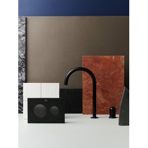 Ps3 double pour bâti-support duplo s noir mat - ROCA A890223306 