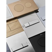 Ps3 double pour bâti-support duplo s or brossé - ROCA A8902233VA 
