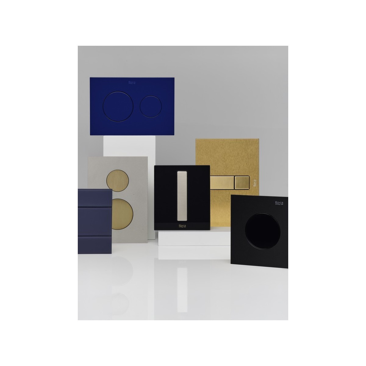 Ps3 boutons pour combiner avec panneau frontal ps3 or brossé - ROCA A8904233VA 