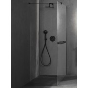 Bras Mural Pour Pomme De Douche L400 Noir Mat-Roca A5B0250Nb0 
