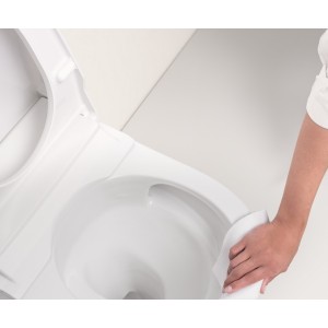 Avant wc au sol rimless, réservoir intégré alimentation hydraulique interne - ROCA A80336MS0W 