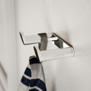 Hali patère double chromée chromé 80x53x22 mm - LAUFEN H3811730040011 