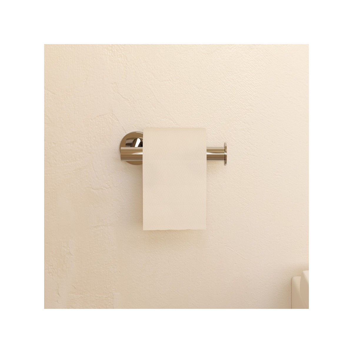 Niara porte-papier toilette sans couvercle pvd couleur inox 172x82x58 mm - LAUFEN H3840621610001 