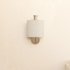 Niara porte-papier toilette vertical pvd couleur inox 58x95x176 mm - LAUFEN H3840621610021 