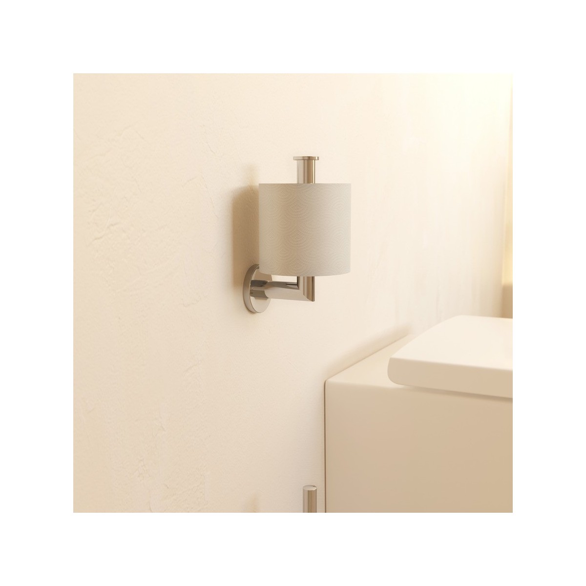 Niara porte-papier toilette vertical rose gold brossé 58x95x176 mm - LAUFEN H3840621620021 