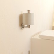 Niara porte-papier toilette vertical pvd or rosé brossé 58x95x176 mm - LAUFEN H3840621680021 