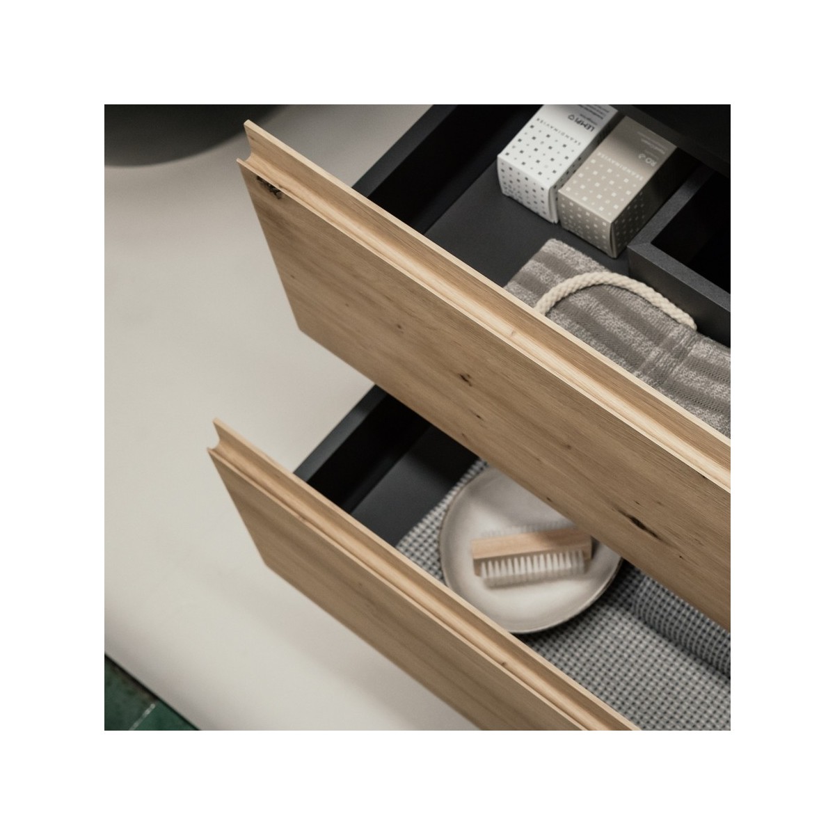 Lani meuble sous lavabo, 2 tiroirs, pour lavabo h817086 - LAUFEN H4035921122671 