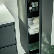 Lani armoire haute 1 porte charnières à droite 355x335x1650mm multicolour - LAUFEN H4037221129991 