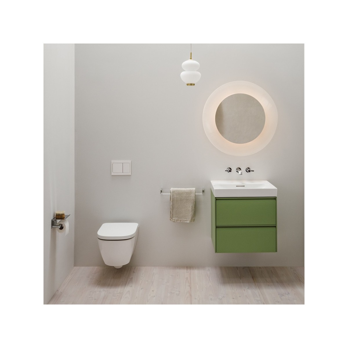 Meda meuble sous lavabo 600 2t pour lavabo 810113 chêne sauvage 585x450x515 mm - LAUFEN H4215720112671 