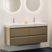 Meda meuble sous lavabo 1300 2t pour lavabo 814112 cappuccino 1285x450x515 mm - LAUFEN H4216440114651 
