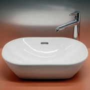 Lua vasque à poser, ovale non percé, sans trop-plein 500x350x135 mm blanc - LAUFEN H8120830001121 