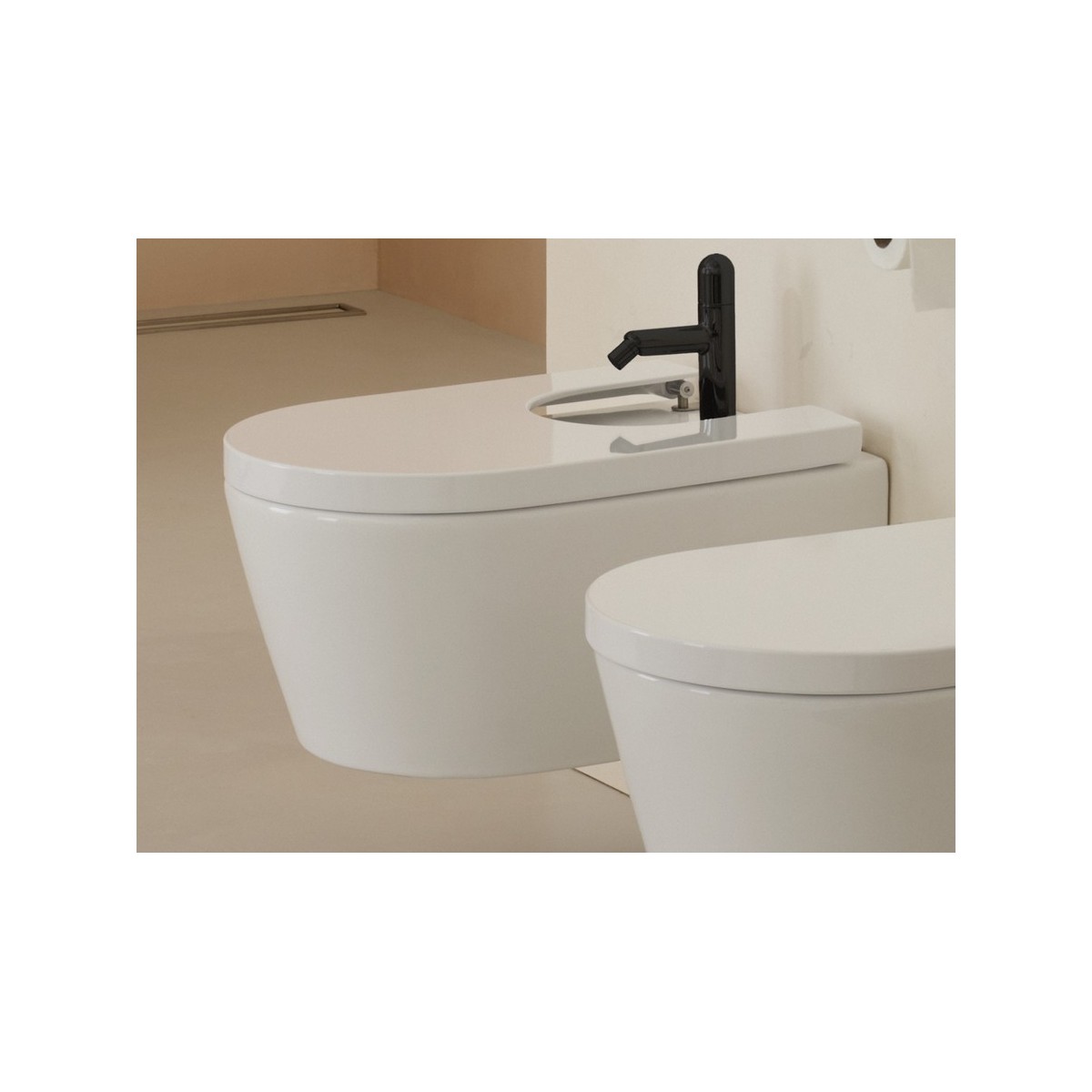 ROCA Inspira Round Bidet Suspendu 370X560 Blanc - A357525000 