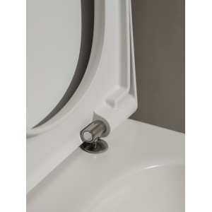 Meridian abattant frein de chute déclipsable en urea charnières en acier inox - ROCA A801F92621 